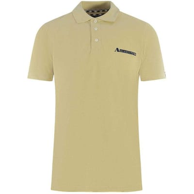 Aquascutum Unisex Volwassen Boxed Logo Polo Shirt (Beige)
