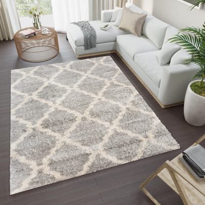 Tapiso Versay Vloerkleed Hoogpolig Woonkamer Shaggy Tapijt Maat- 120x170