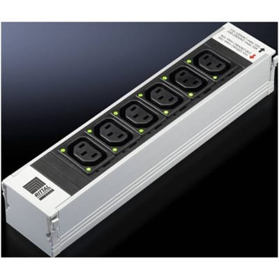 Rittal DK 7859.120 7859120 Stopcontactmodule Zwart 1 stuk(s)