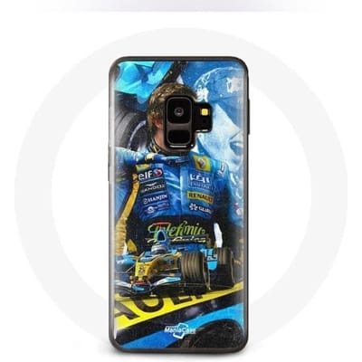 Case voor Samsung Galaxy S9 Formule 1 Fernando Alonso F1 wereldkampioen