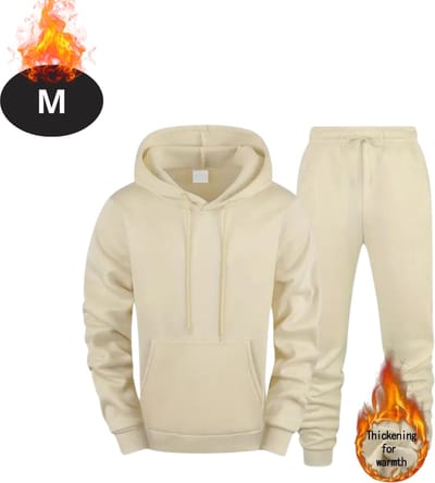 Nivard Joggingpak - Huispak - Volwassenen - Trainingspak - Comfortabel - Joggingsbroek - Tracksuit - Heren - Kaki - M