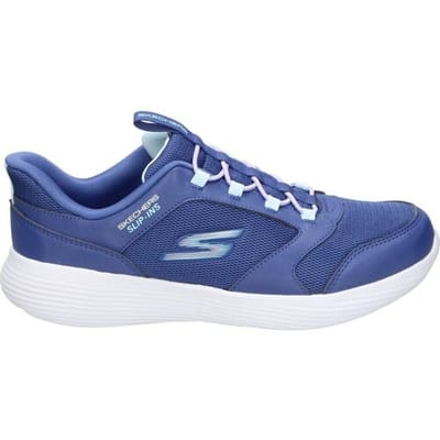 Skechers Slip-ins: GO RUN 400 meisjes sneakers blauw - Maat 36 - Extra comfort - Memory Foam