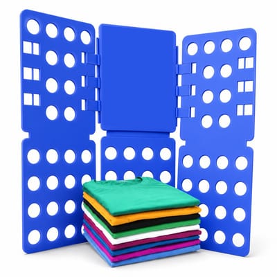 BOTC Kleding & Wasgoed Vouwplank - Kledingvouwer - Kleding Organizer Opbergsysteem - Jeans en Broeken Organizer - Blauw