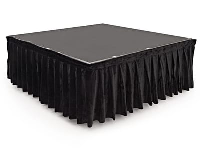 40 cm x 200 cm Podium Valance van Gear4music