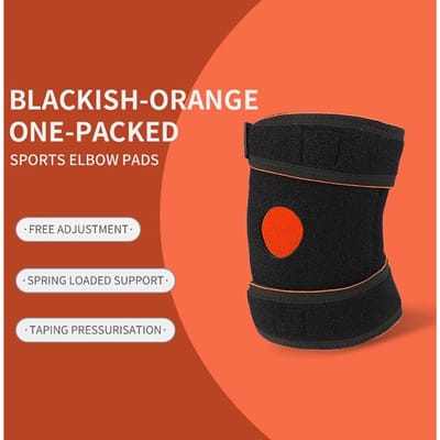 Loogdeel 1 pièce Support de coude Caractéristiques Élastique Gym Sport Coude Protecteur Absorbe la transpiration Basketball Volleyball Tennis Manchon de bras Genouillère de coude
