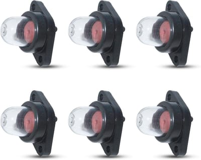 Primer Bulb Set - Brandstofpompje - Motoronderhoud - Universele Pasvorm - 6 stuks - Transparant