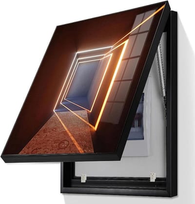Afdekking voor elektrische meterkast - Decoratief frame voor meterkast voor binnengebruik, creatieve klapdeksel voor huisdecoratie