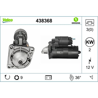 Starter VALEO ORIGINS NEW VALEO 438368