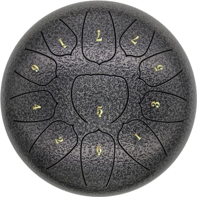 6 Inch Stalen Tongtrommel 11 Noten Handpan Trommel met Drumstok Vingerplectrums Percussie voor Meditatie Yoga