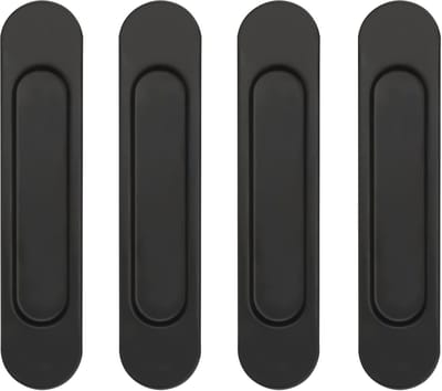 Dailygoods- Schuifdeurgrepen Set van 4 - Zelfklevende Aluminium Deurklinken - Kastgrepen - Meubelgrepen - Antislip - Voor Keukenkasten en Schuifdeuren - Deurgrepen