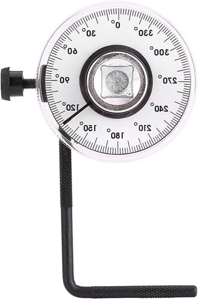 2 Stuks Koppelprotractor 1/2 Inch 360 Graden Gereedschap Set voor Precisie Metingen