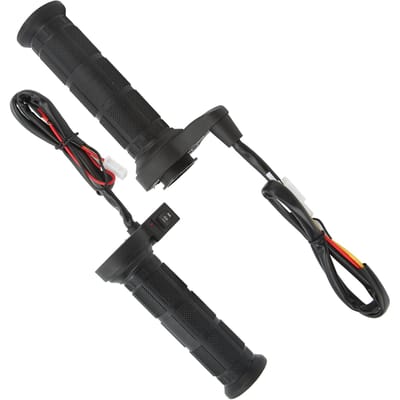 Eén Paar Motorfiets Verwarmde Handvatten Nylon en TPU Motorfiets Verwarmde Stuurgrepen voor Refitting black