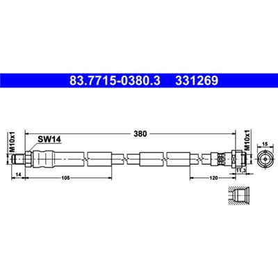 Remleiding ATE 83.7715-0380.3