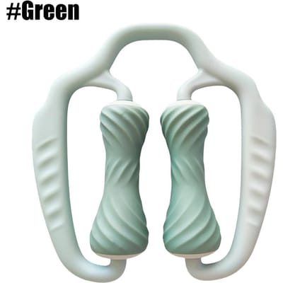 Botqtow 1 Stuks Wielen Roller Massager Voor Been Nek Hand Arm Spierontspanning Binnensporten Yoga Bodybuilding Apparatuur