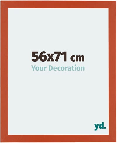 Your Decoration - Fotolijst 56x71 cm - MDF - Oranje - Mura
