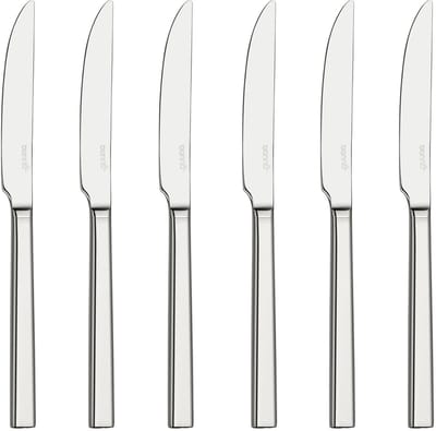 Bonna Tafelmes - Grace - RVS - 23.5 cm - set van 6
