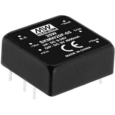 MEAN WELL SKMW20G-03 DC/DC-converter 4.5 A 20 W Aantal uitgangen: 1 x Inhoud 1 stuk(s)