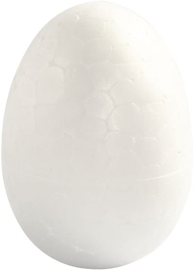 Eieren, H: 4,8 cm, wit, 100 stuk/ 1 doos