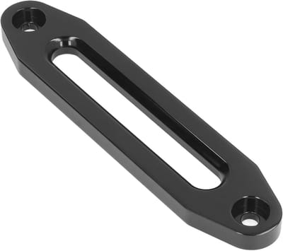 Aluminium Hawse Fairlead voor Synthetische Touwkabel, 10 inch / 25.4 cm, 8000-15000 lb Belastbaarheid, Zwart en Duurzaam
