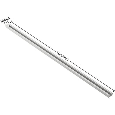 Lindby - 1-fase railverlichting - Aluminium - H: 1.8 cm - wit