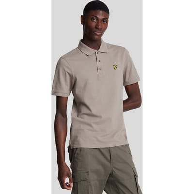 Lyle & Scott-logo op de borst Sage Uniform groen poloshirt
