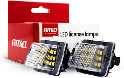 AMiO LED Kentekenverlichting CLP08 voor Mercedes-Benz E/C/CL/S-Class – Canbus Foutvrij – Plug en Play Set van 2 Nummerplaatverlichting Lampen
