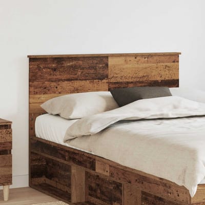 vidaXL Hoofdbord Oud Hout Bewerkt hout