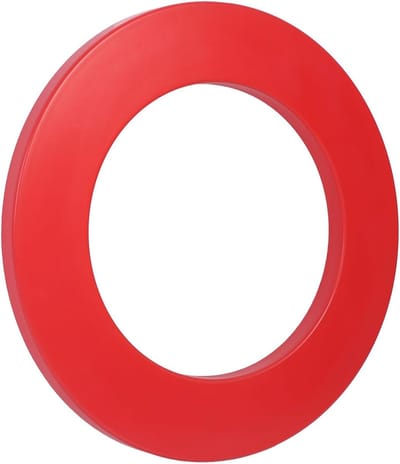 Dart Surround Beschermer - Muurring Dartbord - Dartspel Beschermen - Eenvoudige Installatie - 70cm Buitendiameter - Rood