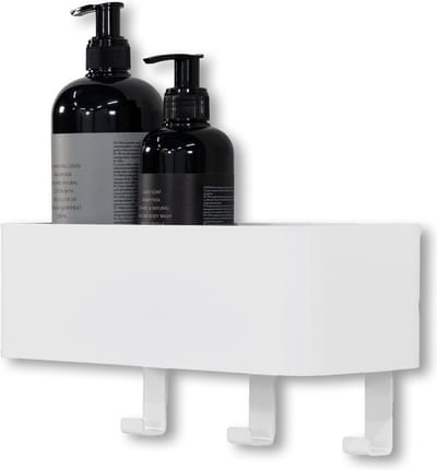 Spinder Design Wandkapstok Multi 3 - Wit - Staal
