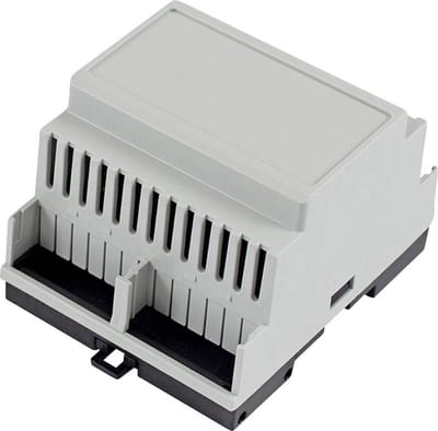 Hammond Electronics DIN-rail-behuizing – 90 x 70 x 58 – Polycarbonaat – Lichtgrijs
