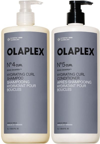 Olaplex Curl Bond Shaper Hydrating Curl No.4 Shampoo + No.5 Conditioner 1000ml