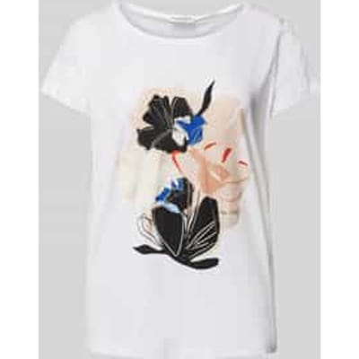 Regular fit T-shirt van puur katoen