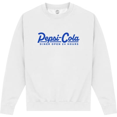 Pepsi Co. Ice Cold Pepsi Served Here! Sweatshirt - White - L