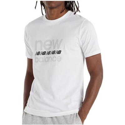 T-shirt Korte Mouw New Balance T-shirt Classic 100% coton blanc