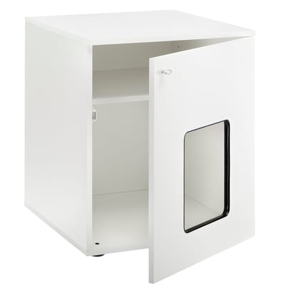 - Wit - Ferplast Kattenkast van Hout