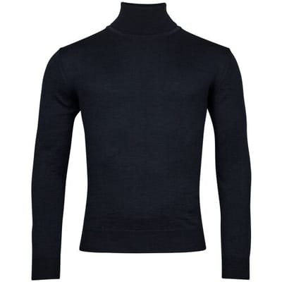 Baileys Trui Rollneck Merino Single Knit Navy / male