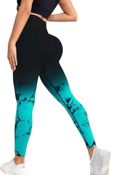 Dames sportlegging met hoge taille - vormgevend, ondoorzichtig - voor yoga en fitness