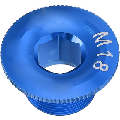 CANSUCC M18 Mountainbike Crank Cover Schroeven Roestvrij Fiets Crankstel Arm Bevestigingsschroef Zwart Blue
