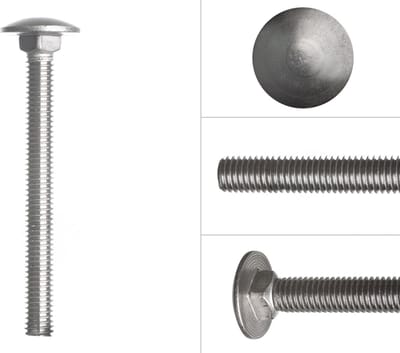 Wovar Slotbouten RVS M6 x 60 mm | 50 stuks