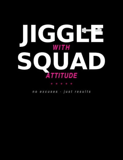 BoldCurves 'Jiggle Squad Attitude' Hoodie Orchid - Maat S