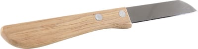 Schilmesje (1 stuk) - Aardappelschilmesje - 17cm (Lemmet: 7cm) - Schilmes met Houten Handvat