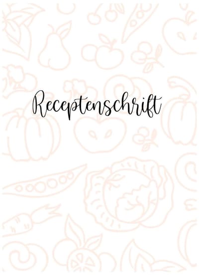 HappyBook - Kookschriften - Receptenschrift - A4 - Receptenboek - Kooknotities - Kookboek - Kookliefhebbers - Gerechten opschrijven - Gerechtenschrift - Cadeau voor de kookliefhebber - Gerechten om te bewaren - Familierecepten - Food - Food Journal