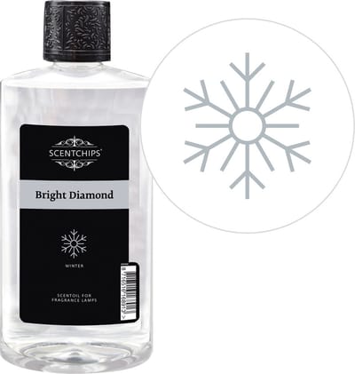 Scentchips® Bright Diamond - Geurolie Voor Oliebrander - Parfum Olie - Geurolie Voor Lampenolie - Geurlamp Olie - 475ml