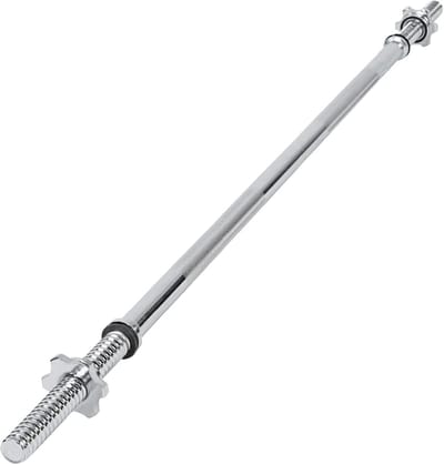 Halterstang 180 cm, 150 cm of 120 cm - Verchroomde Stalen Halterstang voor Krachttraining Thuis