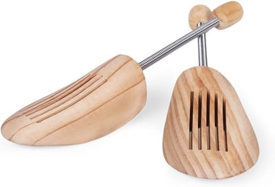 VIN® Ergonomische Houten Schoenenspanner - Geschikt voor Verschillende Maten - Schoenen Oprekker – Verstelbare Schoenstretcher - Dames - Heren