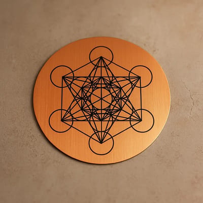 Koperen Metatron – Geactiveerd met vuur en mantra