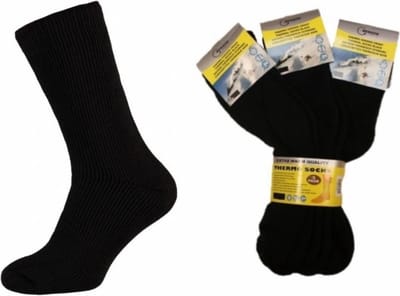 Benson Thermosokken - Zwart - Warm en Zacht - Maat 39-42 - 3 Paar