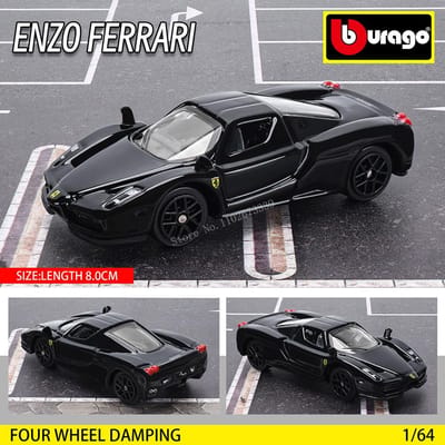 Bburago 1:64 Véritables Ferrari Sf90 Sp1 458 Enzo F40 F12Tdf Sf90 Série de Modèles de Voiture Cadeau de Noël pour Garçon Jouets