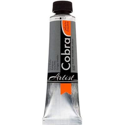 Peinture à l'huile - Cobra - Artist - Gris froid - 717 - Tube de 40ml gris