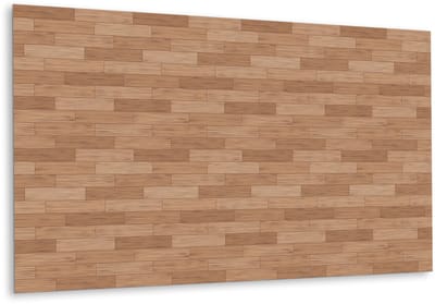 Tulup PVC Wandpaneel - Houten Vloer Vinyl Wandpaneel - 100 cm x 50 cm - Bruin Vinyl Wandpaneel - 1 stuk - PVC Wandpaneel - Industrieel Muurpaneel - Vinyl Wandbekleding - Plaktegels Keuken en Badkamer